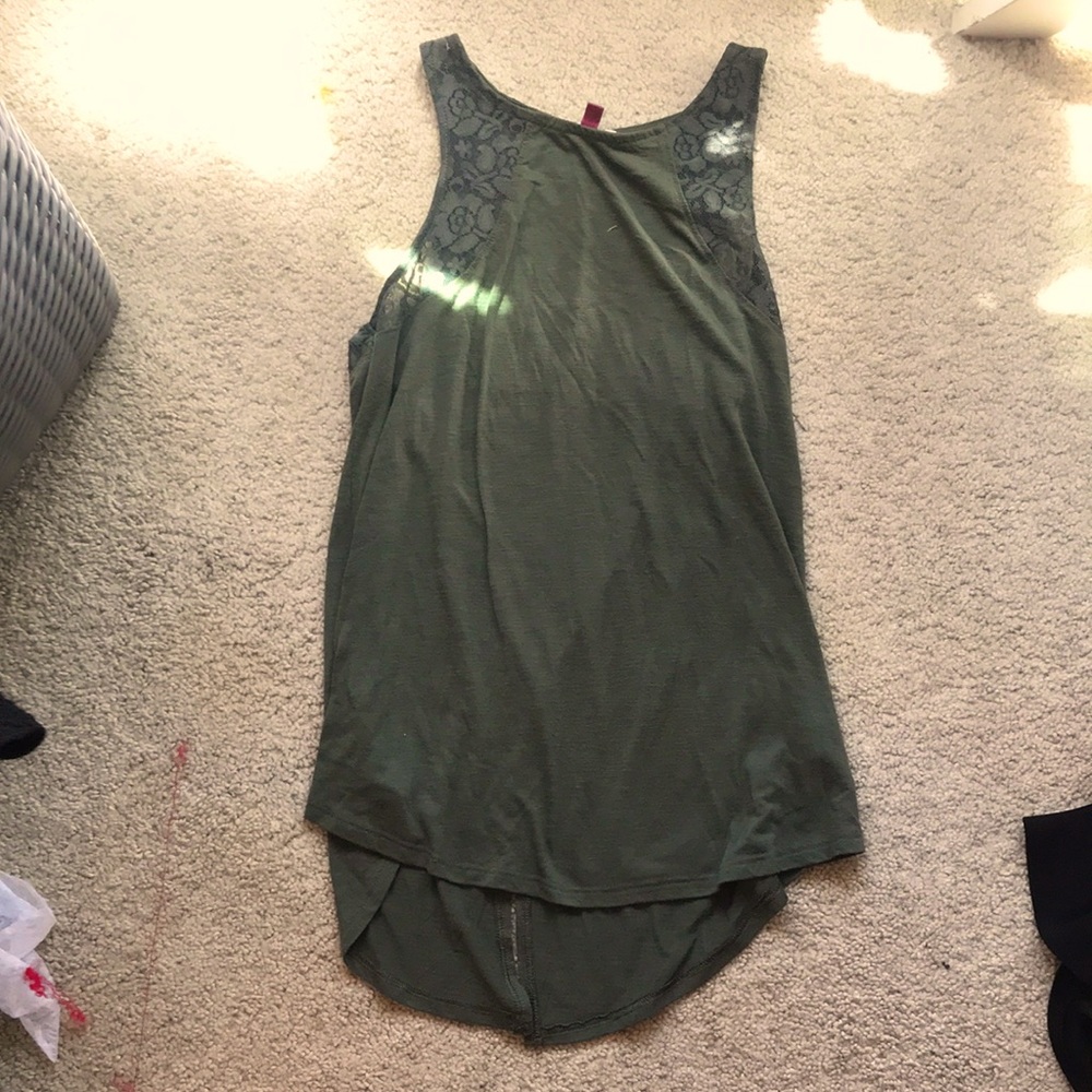 Forest Green Tank Top